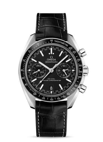 Omega Speedmaster Racing Master Co-Axial Stainless Steel / Black / Alligator